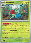 Roserade - 009/162 - Temporal Forces (Reverse Holo)