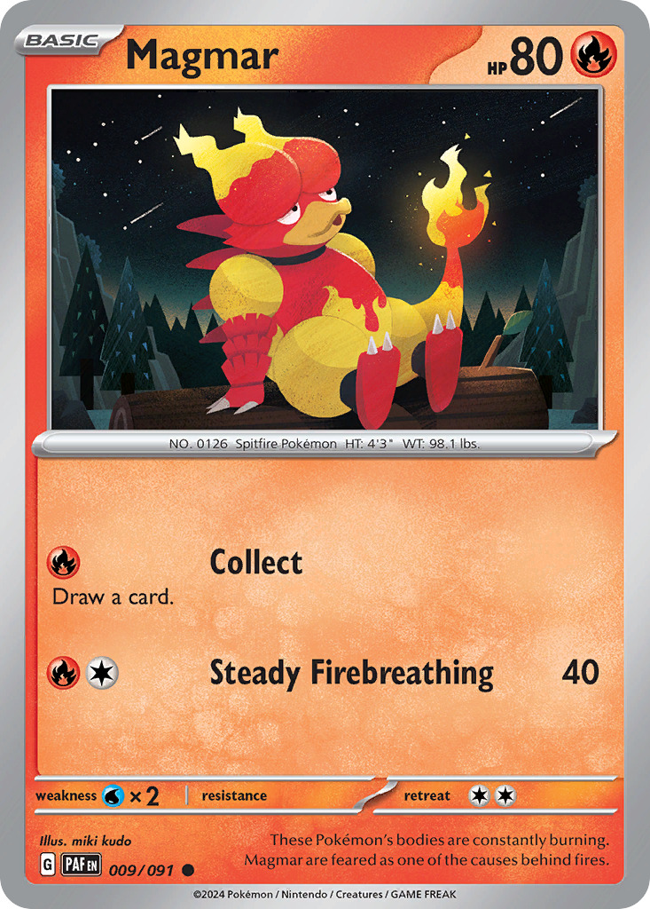 Magmar - 009/091 - Paldean Fates