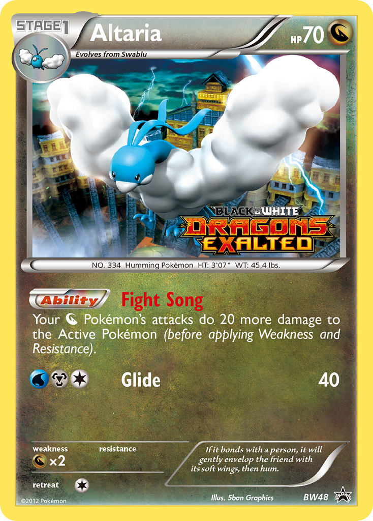 Altaria - 048/101 - BW: BW Black Star Promos (PR-BLW)