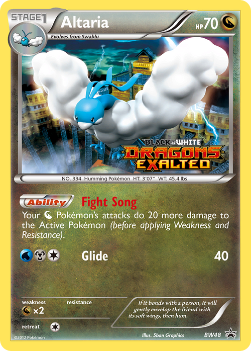 Altaria - 048/101 - BW: BW Black Star Promos (PR-BLW)