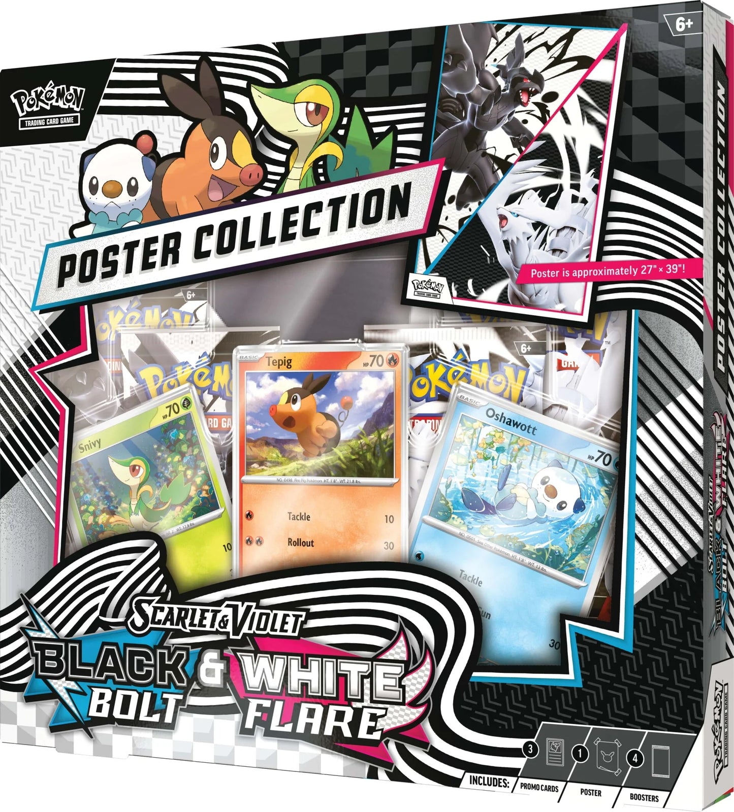 Pokémon: Black Bolt & White Flair - Poster Collection