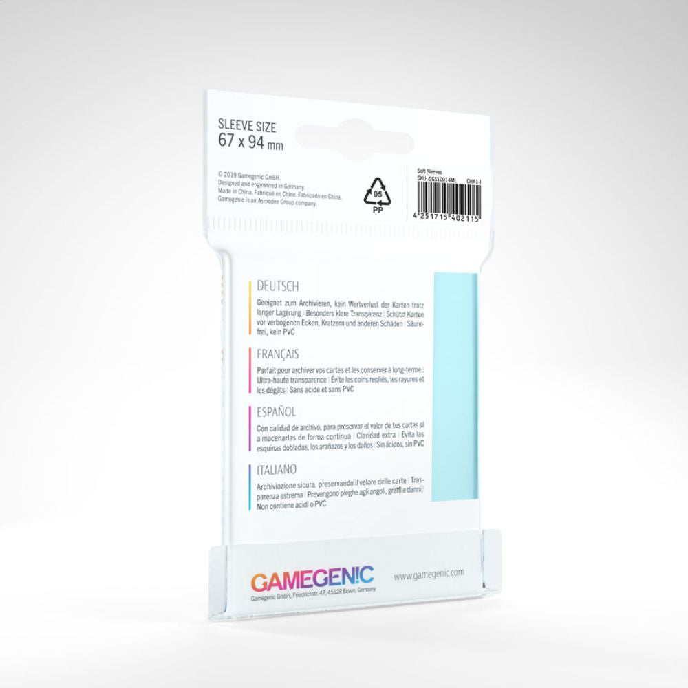 Gamegenic Soft Sleeves (100) Penny Sleeves