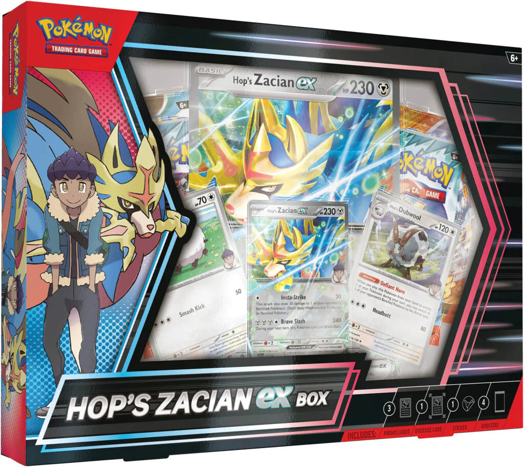 Pokémon: Hop’s Zacian ex Box