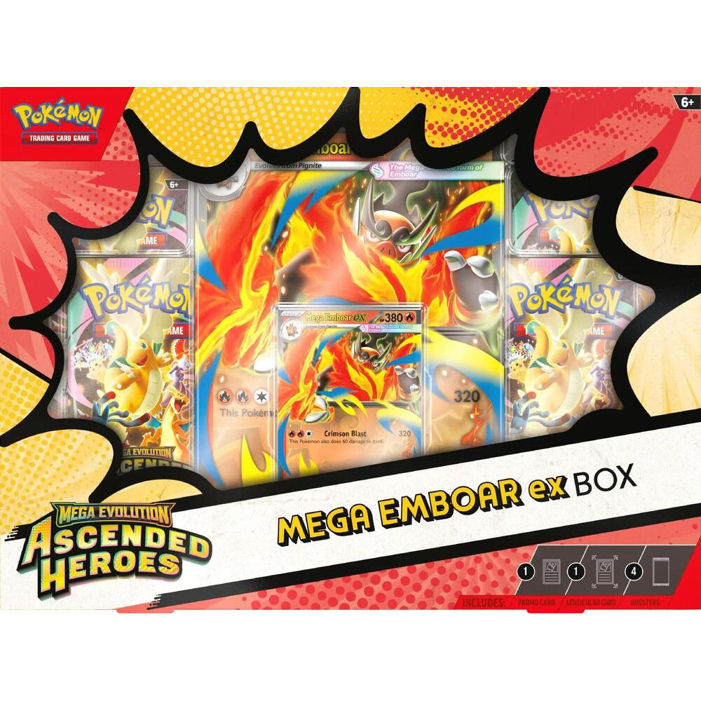 Pokémon TCG: Mega Evolution–Ascended Heroes ex Box
