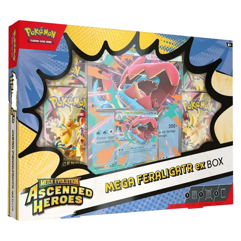Pokémon TCG: Mega Evolution–Ascended Heroes ex Box