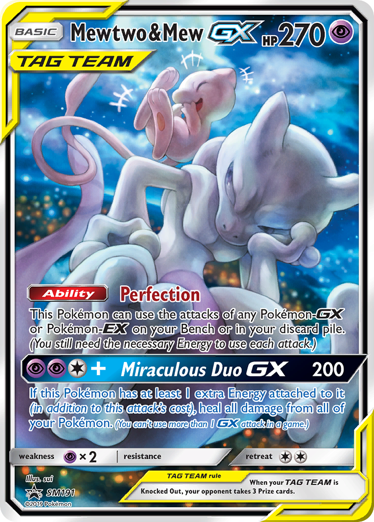Mewtwo & Mew-GX - 191/248 - SM: SM Black Star Promos (PR-SM)
