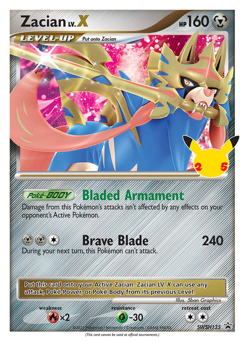 Zacian LV.X - 135/307 - SWSH: SWSH Black Star Promos (PR-SW)