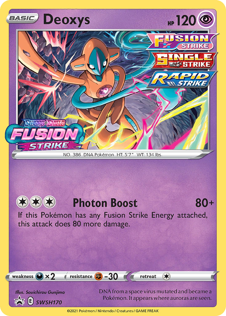 Deoxys - 170/307 - SWSH: SWSH Black Star Promos (PR-SW)