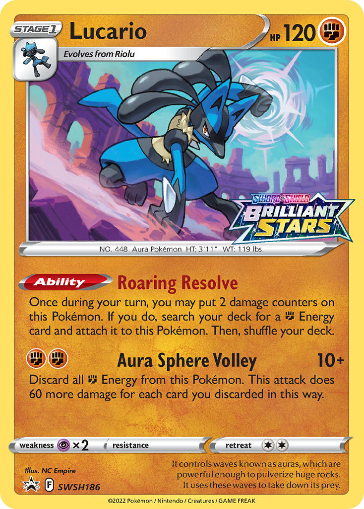 Lucario - 186/307 - SWSH: SWSH Black Star Promos (PR-SW)