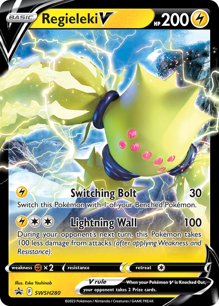 Regieleki V - 280/307 - SWSH: SWSH Black Star Promos (PR-SW)