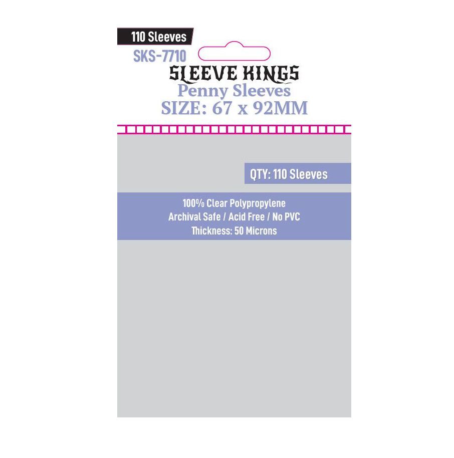 Sleeve Kings: Card Game (67 x 92 mm) Penny Sleeves