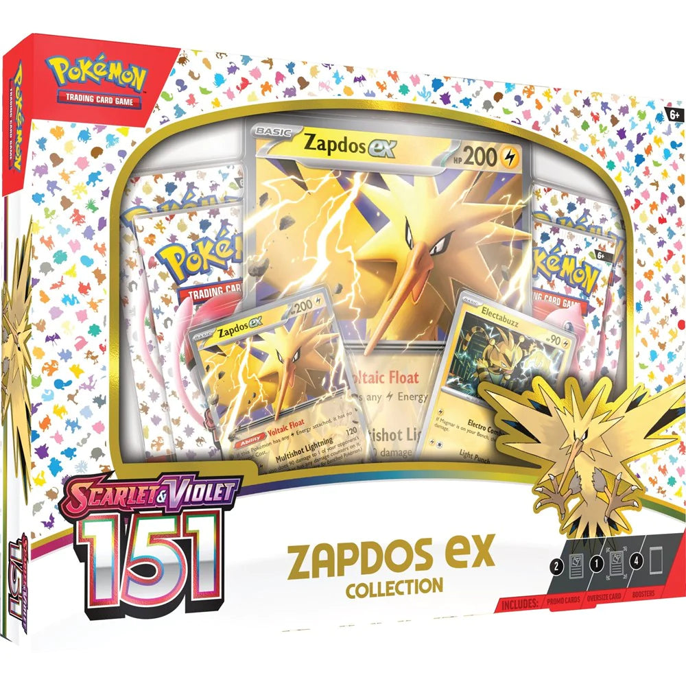 Pokémon: Scarlet & Violet - 151 - Zapdos EX Box