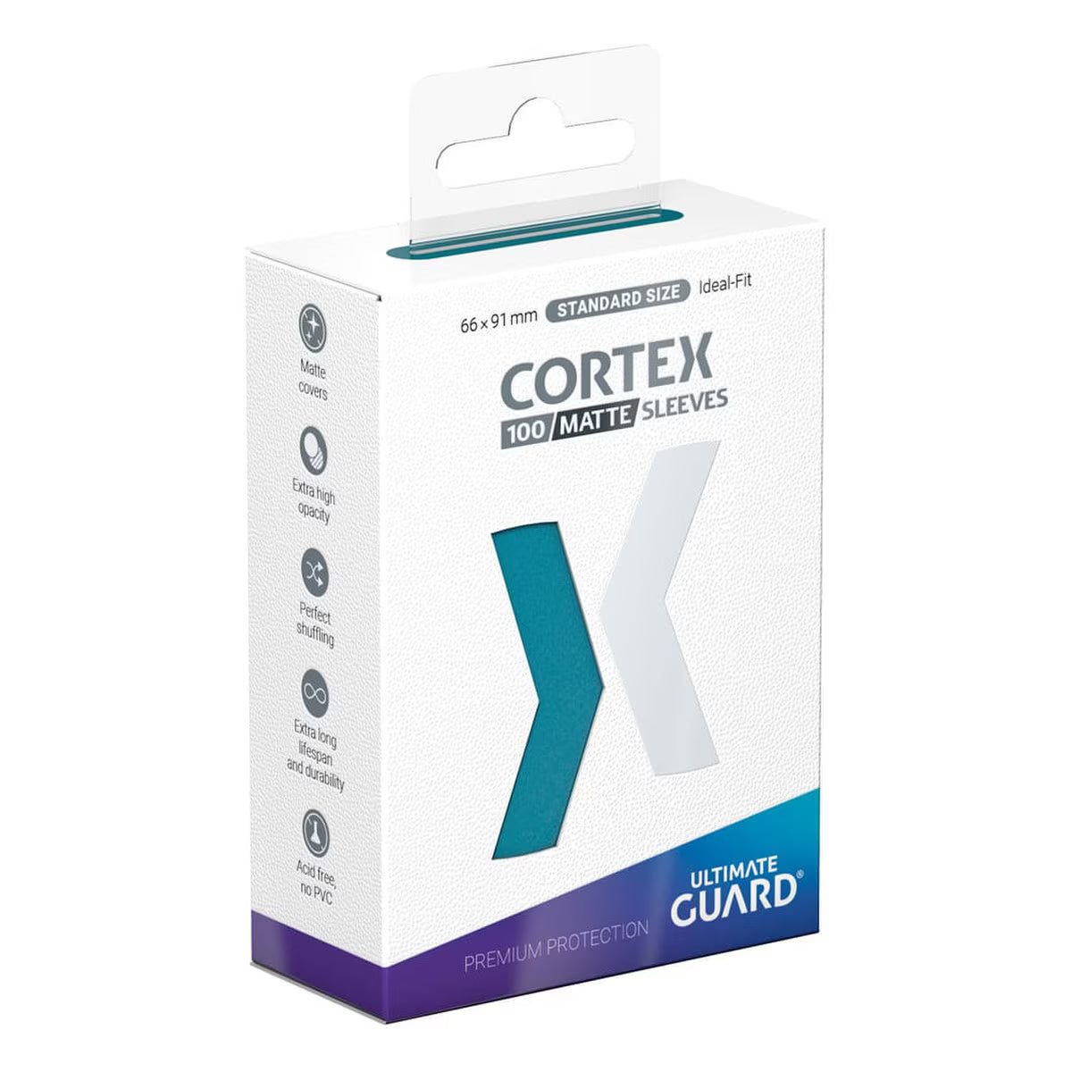 Ultimate Guard Cortex Sleeves Standard - Matte Petrol (100)