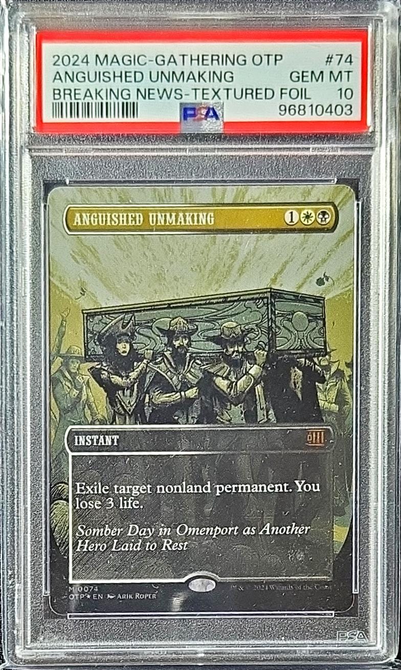 Anguished Unmaking - 74 - PSA 10 Gem MT