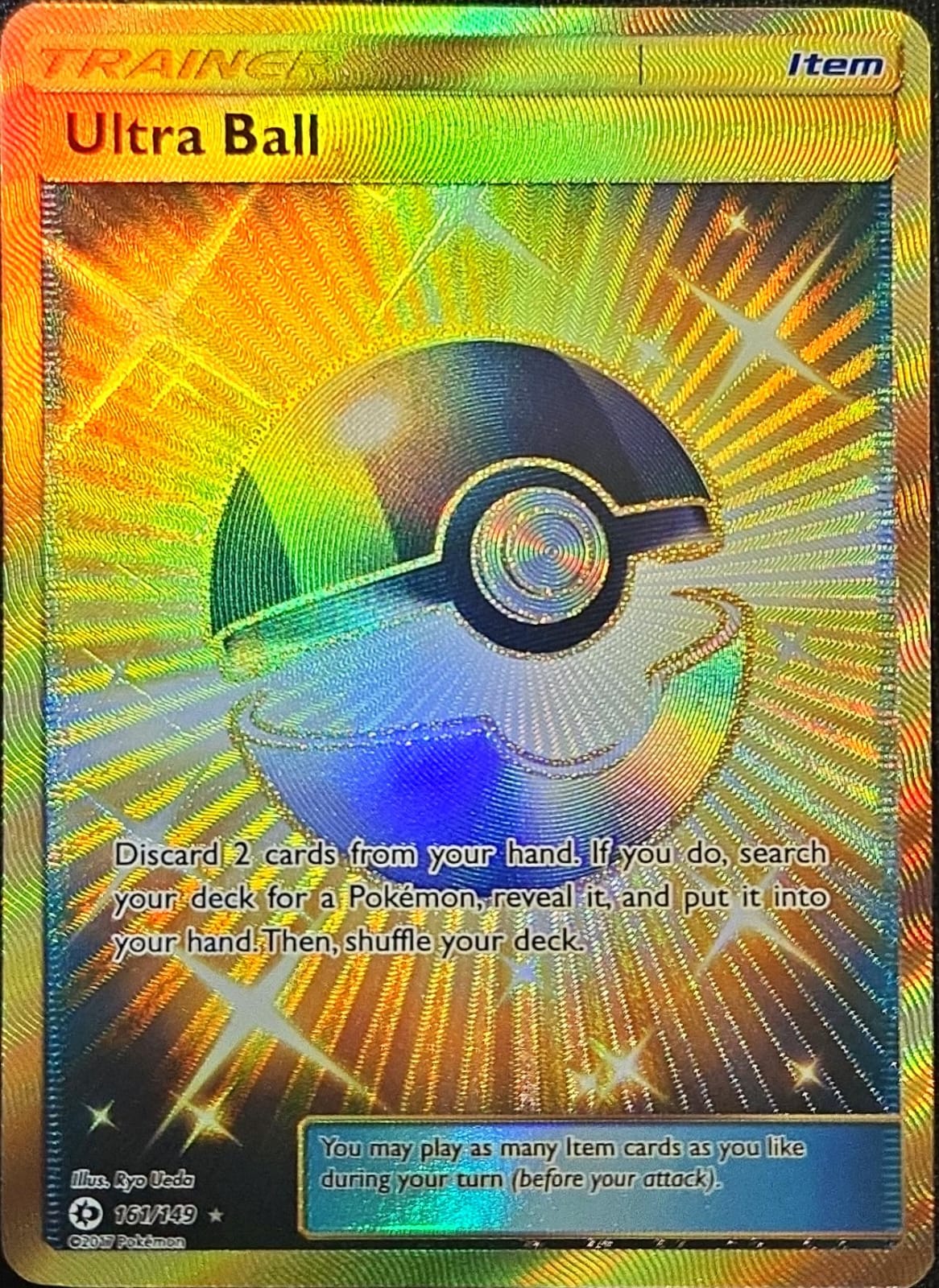 Ultra Ball - 161/149 - SM Base (Lightly Played)