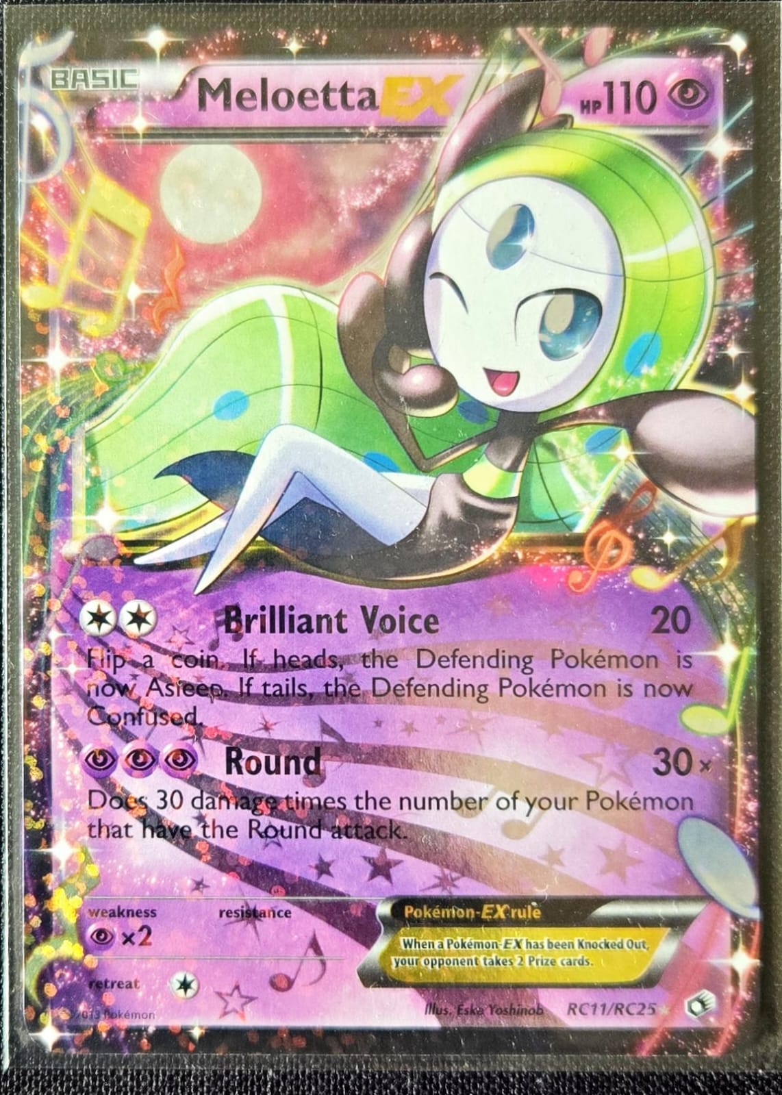 Meloetta Ex - RC11/RC25 - Legendary Treasures: Radiant Collection (Lightly Played)