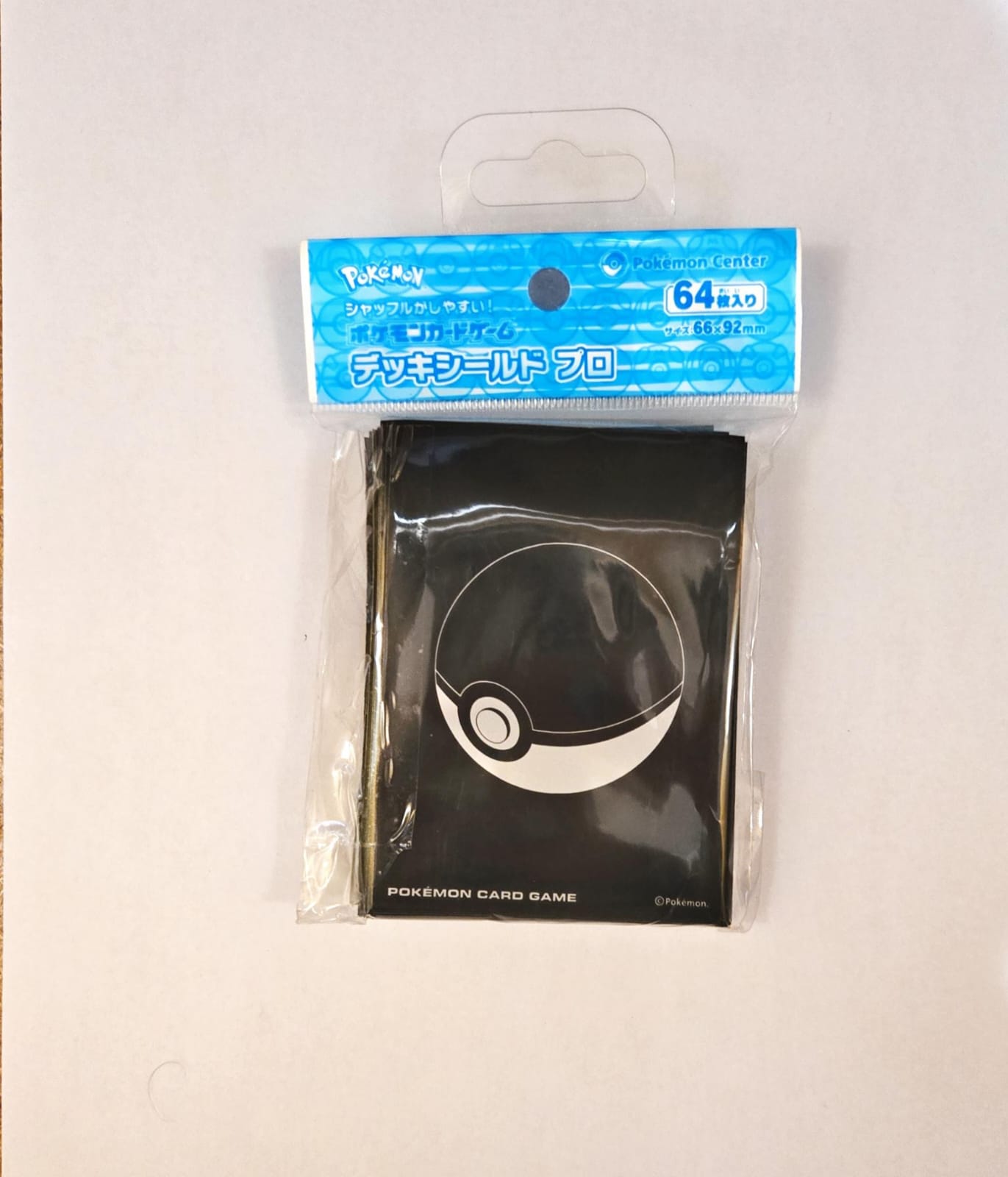 Japan Pokemon Center Professional Monster Ball Card Sleeves (64 pcs)