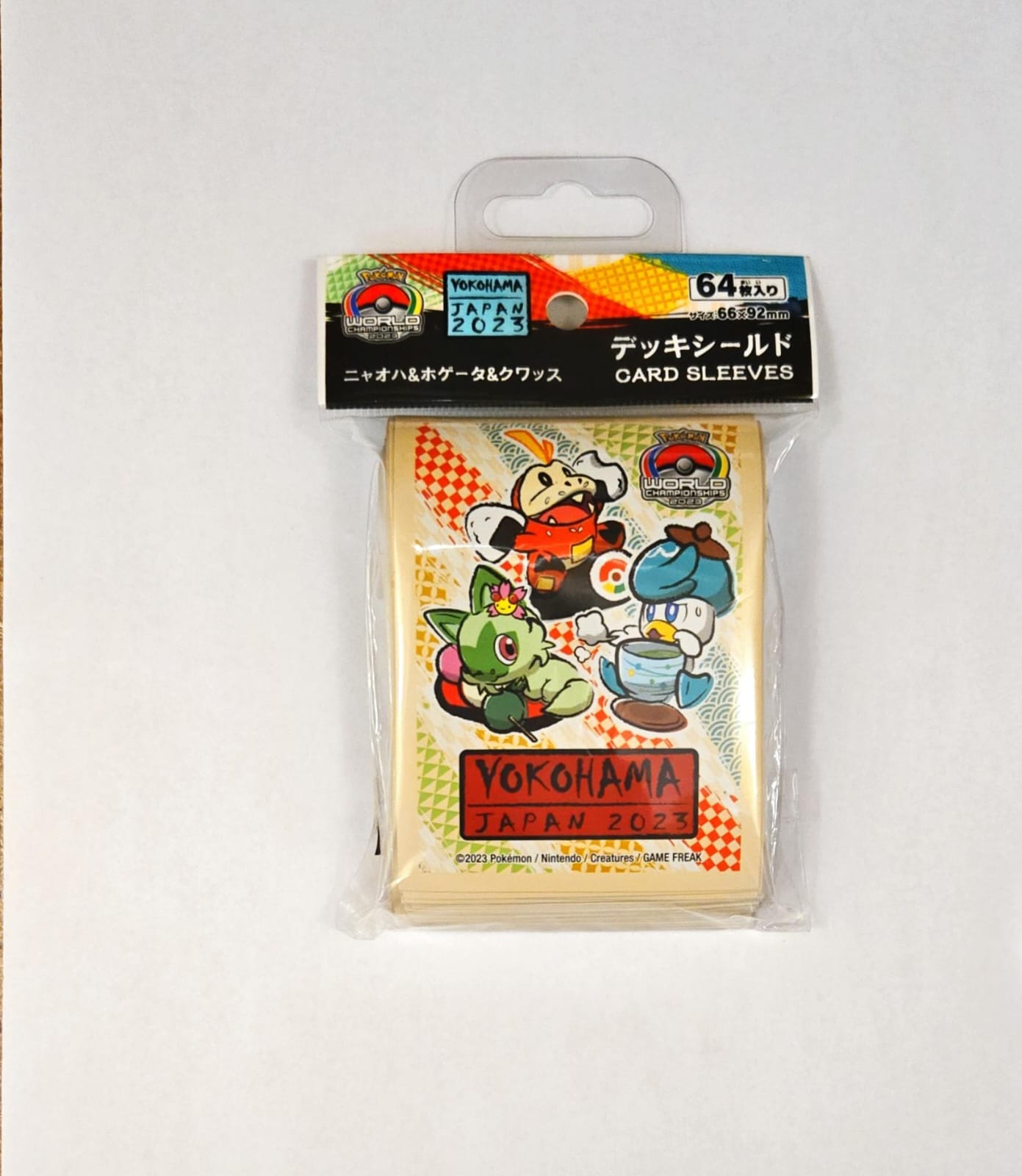 Pokemon World Championships 2023 Yokohama Japan Sleeves