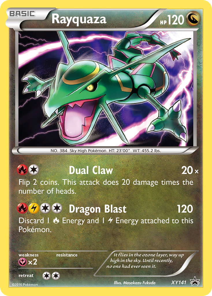 Rayquaza - 141/211 - XY: XY Black Star Promos (PR-XY)