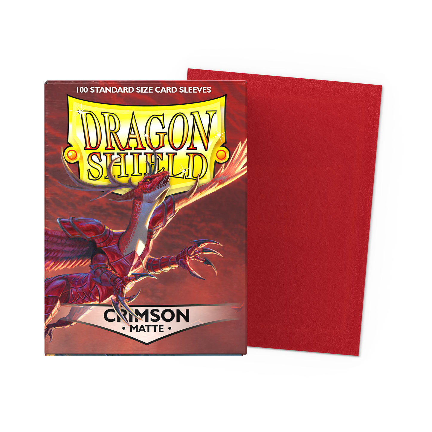 Dragon Shield Matte -Crimson (100 ct. in box)