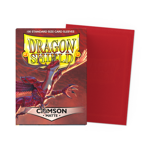 Dragon Shield Matte -Crimson (100 ct. in box)