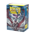 Dragon Shield Matte Dual - Cobalt & Silver (100 ct. in box)