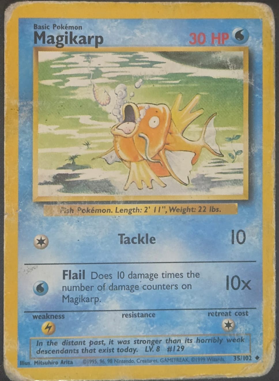Magikarp - 035/102 - Base Set (base1) (Damaged)