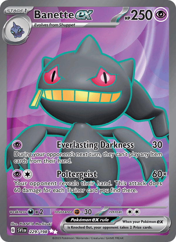 Banette ex - 229/198 - Scarlet & Violet (sv01)