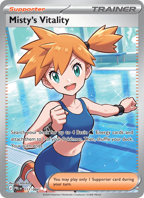 Misty's Vitality - 111/084 - Pitch Black (me05)