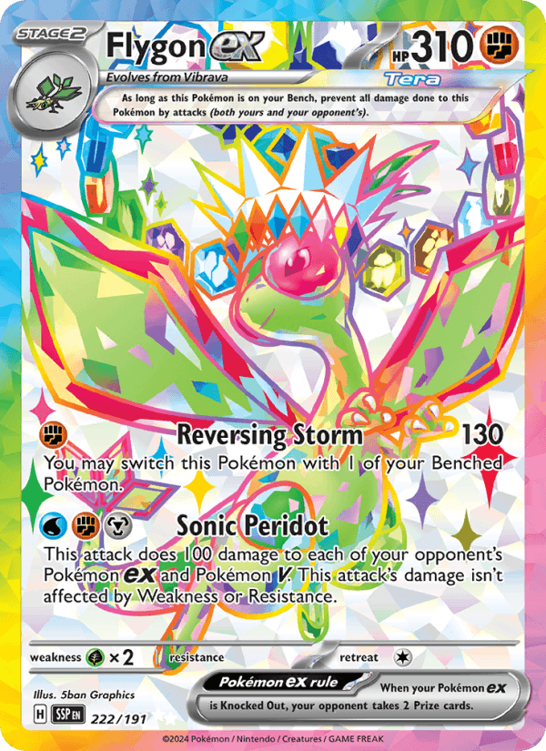 Flygon ex - 222/191 - Surging Sparks (sv08)