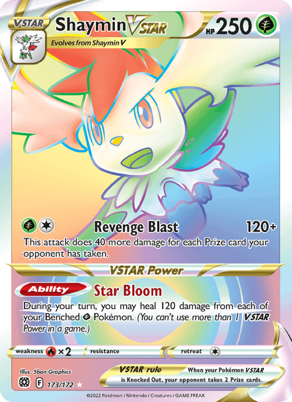 Shaymin VSTAR - 173/172 - Brilliant Stars (swsh9)