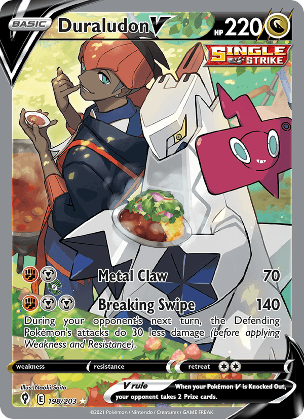 Duraludon V - 198/203 - Evolving Skies (swsh7)