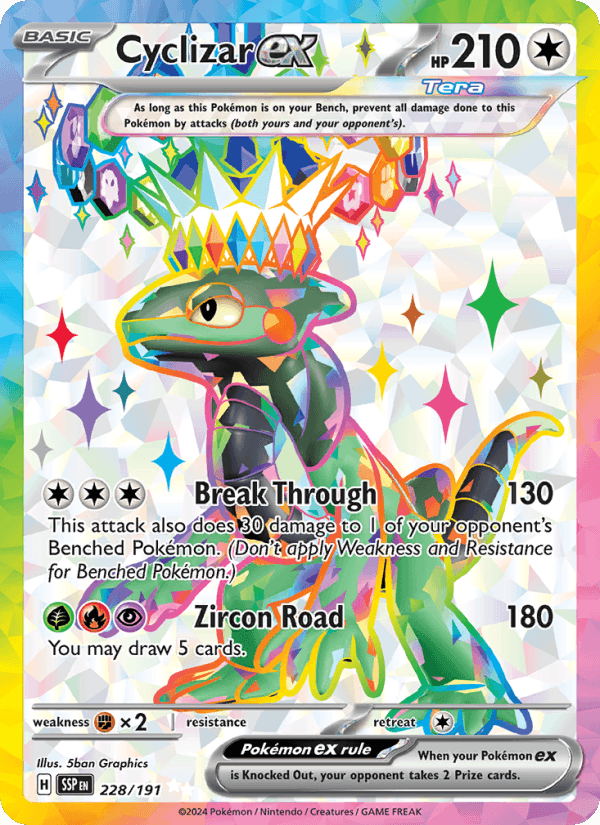 Cyclizar ex - 228/191 - Surging Sparks (sv08)
