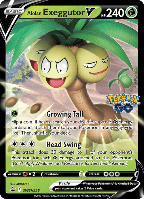 Alolan Exeggutor V - 225/307 - SWSH Black Star Promos (swshp)