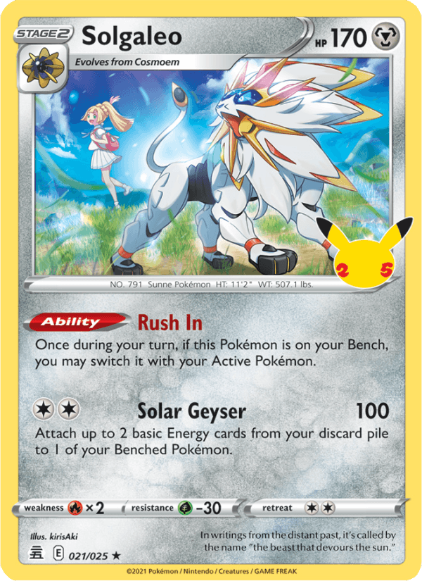 Solgaleo - 021/025 - Celebrations (cel25)