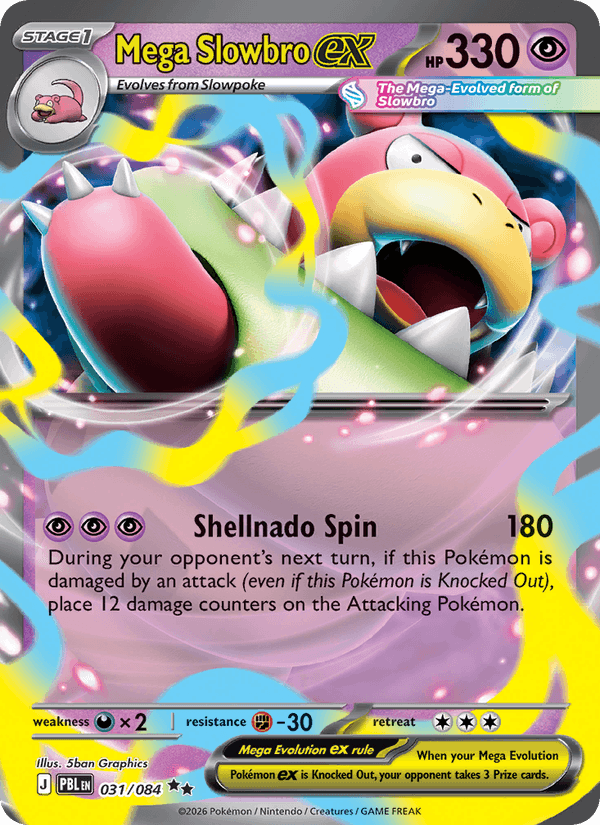 Mega Slowbro ex - 031/084 - Pitch Black (me05)