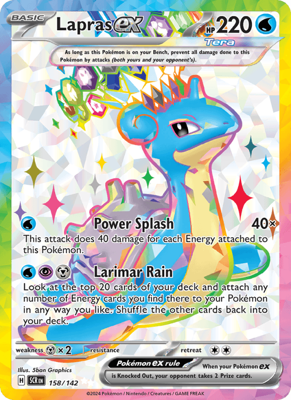 Lapras ex - 158/142 - Stellar Crown (sv07)