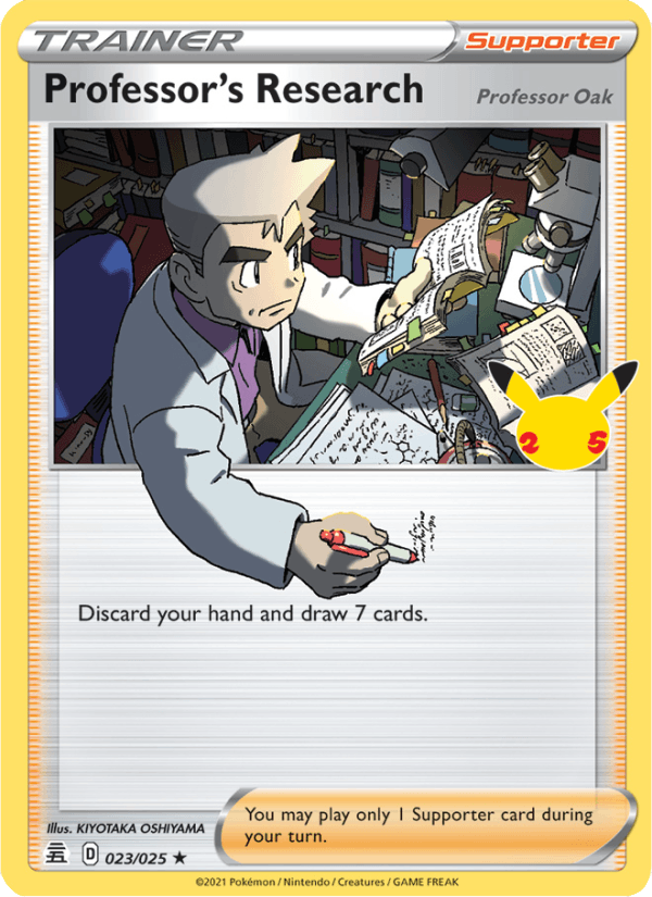Professor's Research (Professor Oak) - 023/025 - Celebrations (cel25)