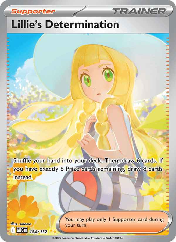 Lillie's Determination - 184/132 - Mega Evolution (me01)