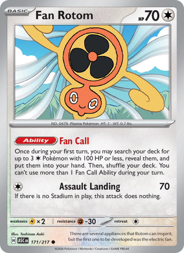 Fan Rotom - 171/217 - Ascended Heroes (me02.5)