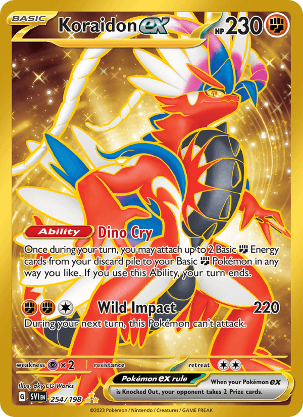 Koraidon ex - 254/198 - Scarlet & Violet (sv01)