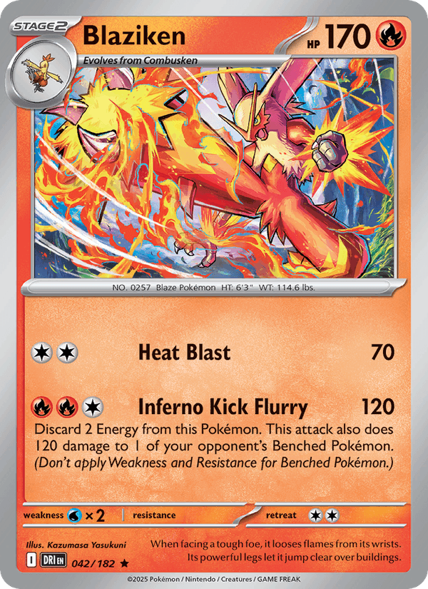 Blaziken - 042/182 - Destined Rivals (sv10)