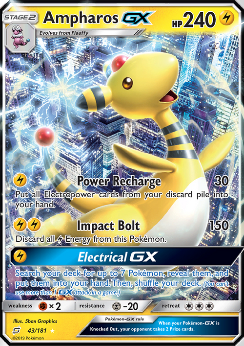 Ampharos GX - 043/181 - Team Up (sm9)