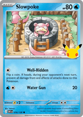 Slowpoke - 016/128 - Mega Evolution: 30th Celebration (30C) Pokémon card
