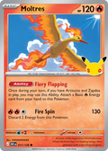 Moltres - 011/128 - Mega Evolution: 30th Celebration (30C) Pokémon card