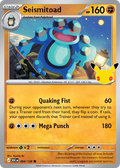 Seismitoad - 084/128 - Mega Evolution: 30th Celebration (30C) Pokémon card
