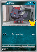 Zorua - 095/128 - Mega Evolution: 30th Celebration (30C) Pokémon card