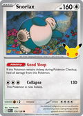 Snorlax - 119/128 - Mega Evolution: 30th Celebration (30C) Pokémon card