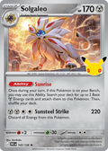 Solgaleo - 105/128 - Mega Evolution: 30th Celebration (30C) Pokémon card