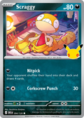 Scraggy - 094/128 - Mega Evolution: 30th Celebration (30C) Pokémon card